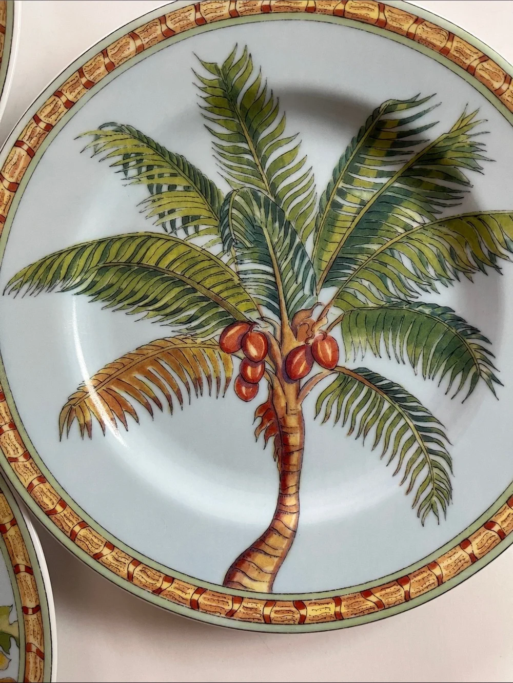 3 Tradewinds salad desert plates Siddhia Hutchinson Andrea Sadek papaya coconut